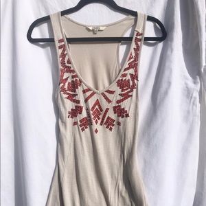 Anthropologie BB Dakota Beaded Tank Size Small